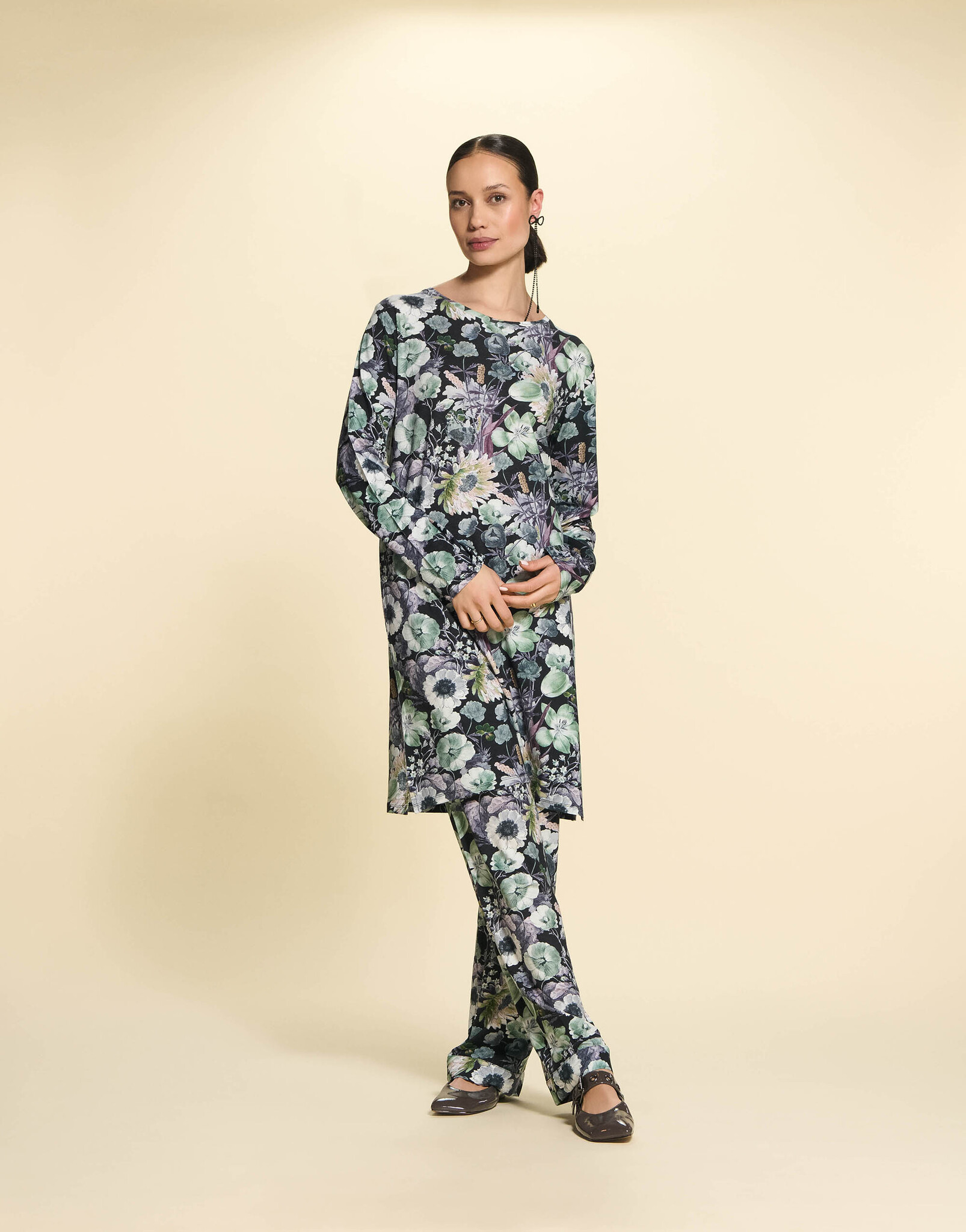 Essenza  Essenza Emmy violesta nachthemd M-XXL anthracite