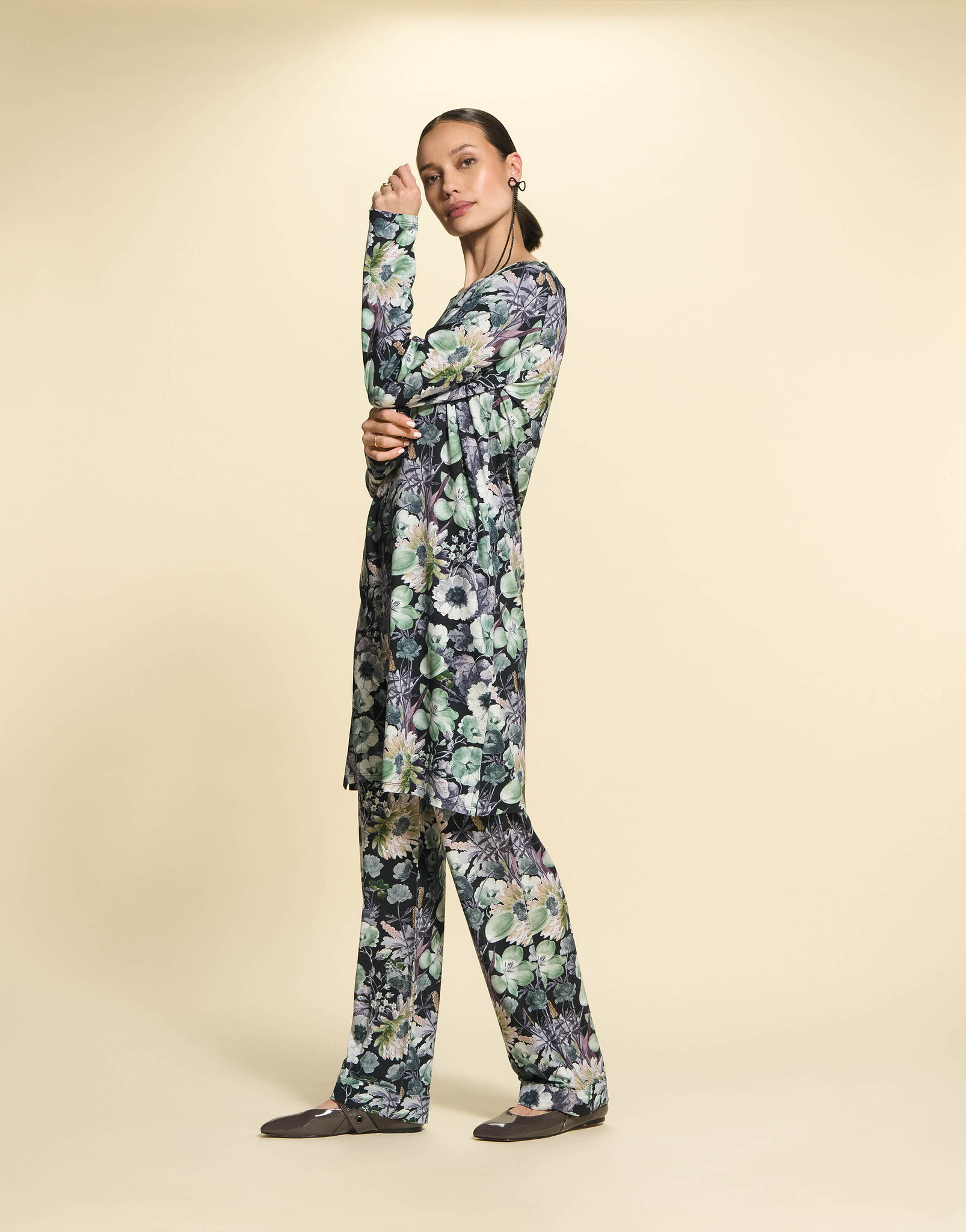 Essenza  Essenza Emmy violesta nachthemd M-XXL anthracite