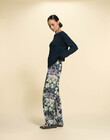 Essenza  Essenza Nora violesta lange broek M anthracite