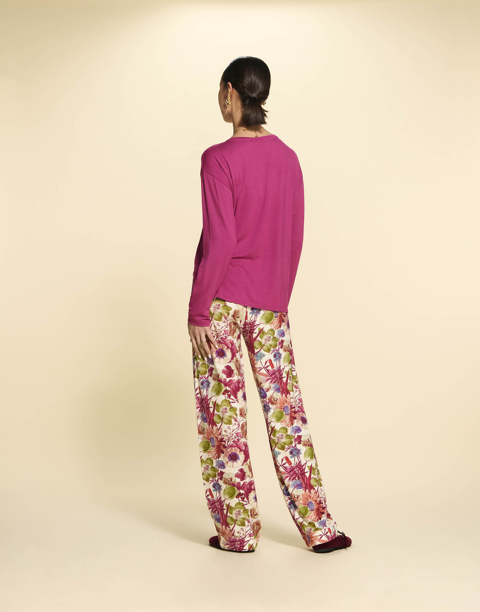 Essenza  Essenza Nora violesta lange broek M-XL vanilla