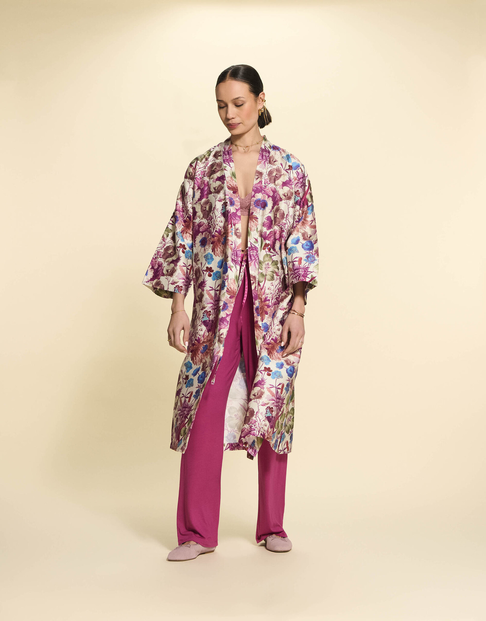 Essenza  Essenza Ilona violesta kimono M-XL vanilla