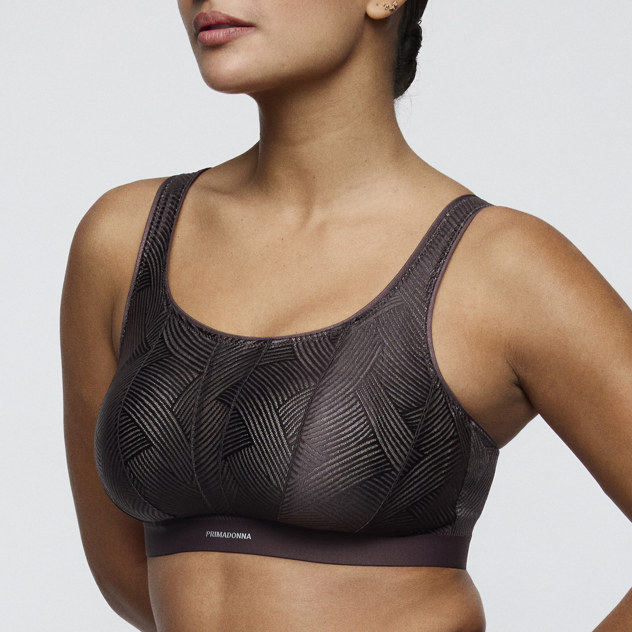 Prima Donna Prima Donna Sport The Game sport bh beugelloos C-H smokey taupe