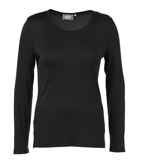 Essenza  Essenza Julot uni lange mouwen top L-XXL anthracite