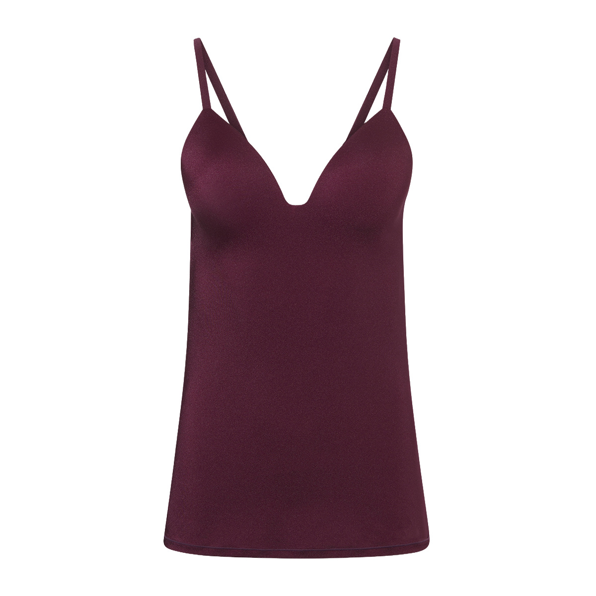 Ten Cate Ten Cate Voorgevormde bh top S-XL cherry burgundy
