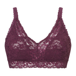 Bralette S-XL cherry burgundy