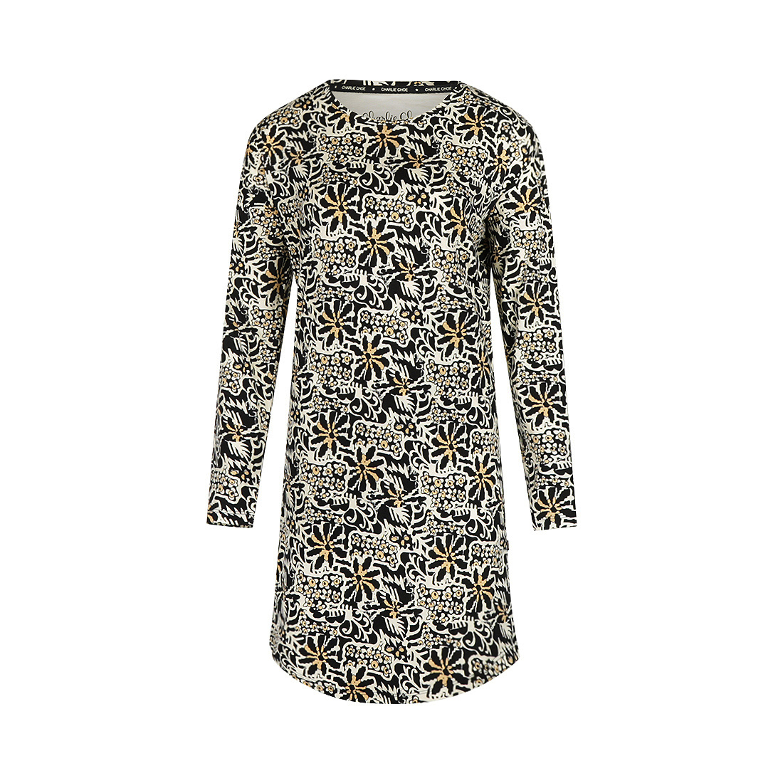 Charlie Choe Charlie Choe Nachthemd met bloemen XS-XXL seedpearl