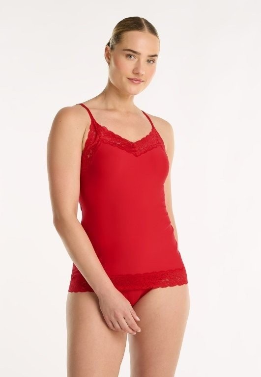 Ten Cate Ten Cate Secrets spaghetti top lace S-XL red