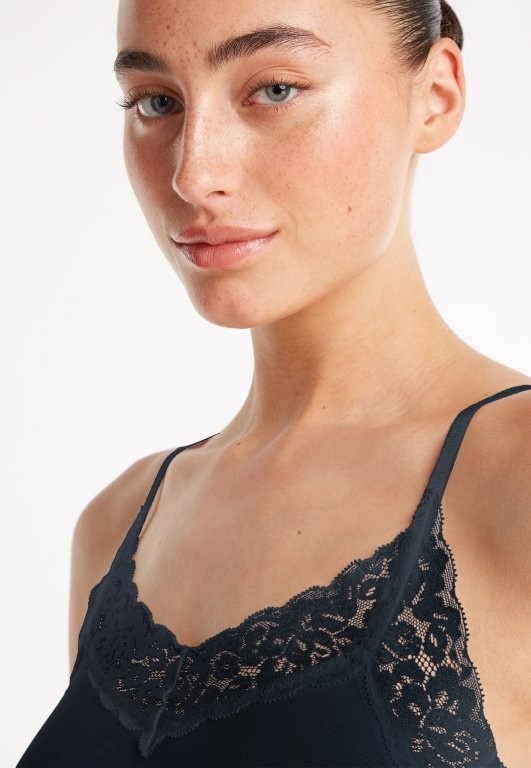 Ten Cate Ten Cate Secrets spaghetti top lace S-XL dark navy