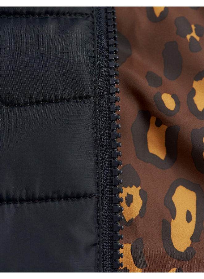 Mini Rodini | leopard insulator jacket