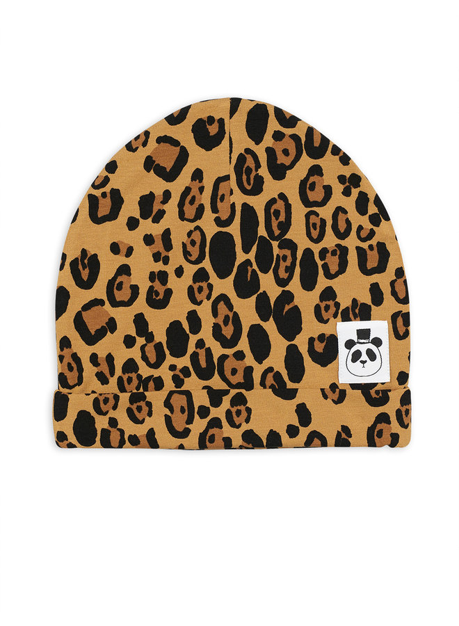 Mini Rodini | basic leopard beanie