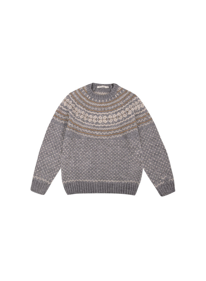 The New Society | paul jumper | grey melange