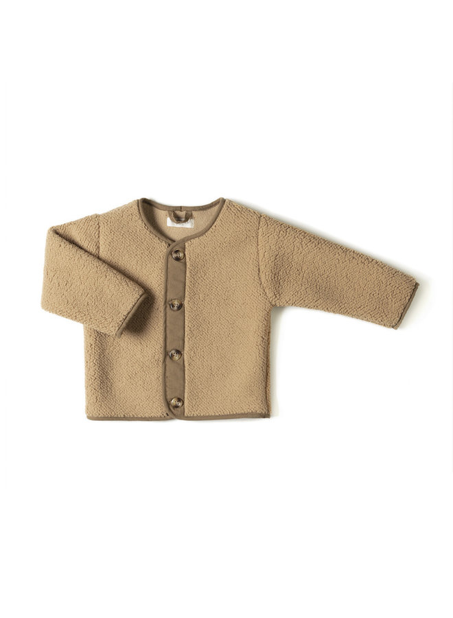 Nixnut Nixnut | teddy vest | camel lammy