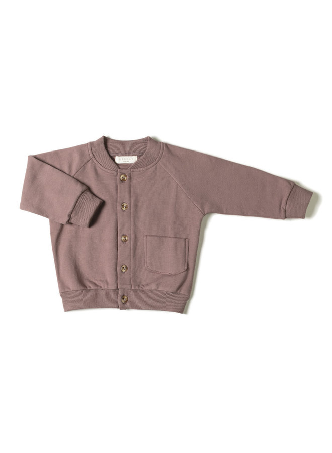 Nixnut | bomber vest | mauve