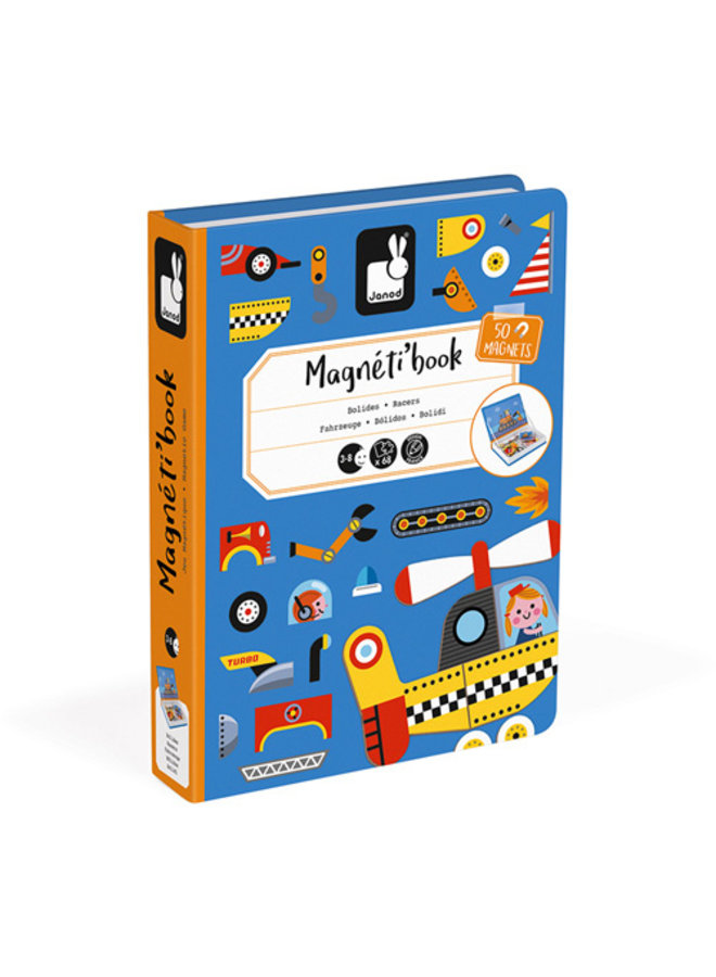 Janod | magnetibook | racers