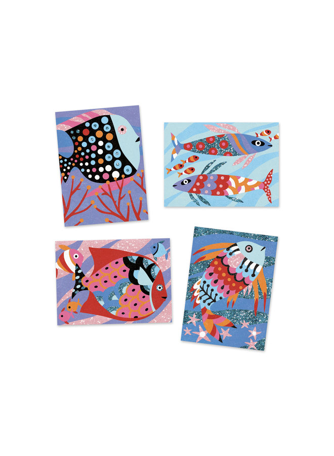 Djeco | gekleurd zand | fish rainbows