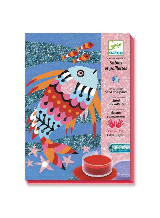 Djeco | gekleurd zand | fish rainbows