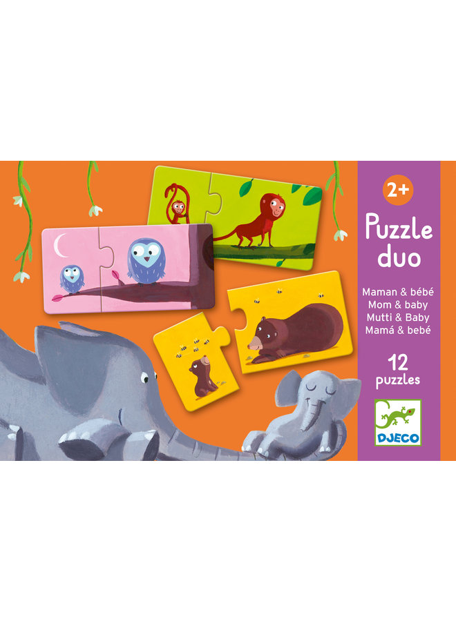 Djeco | duo puzzel | mom & baby