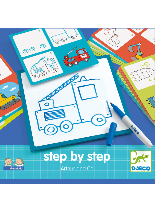 Djeco | eduludo | step by step | arthur and co