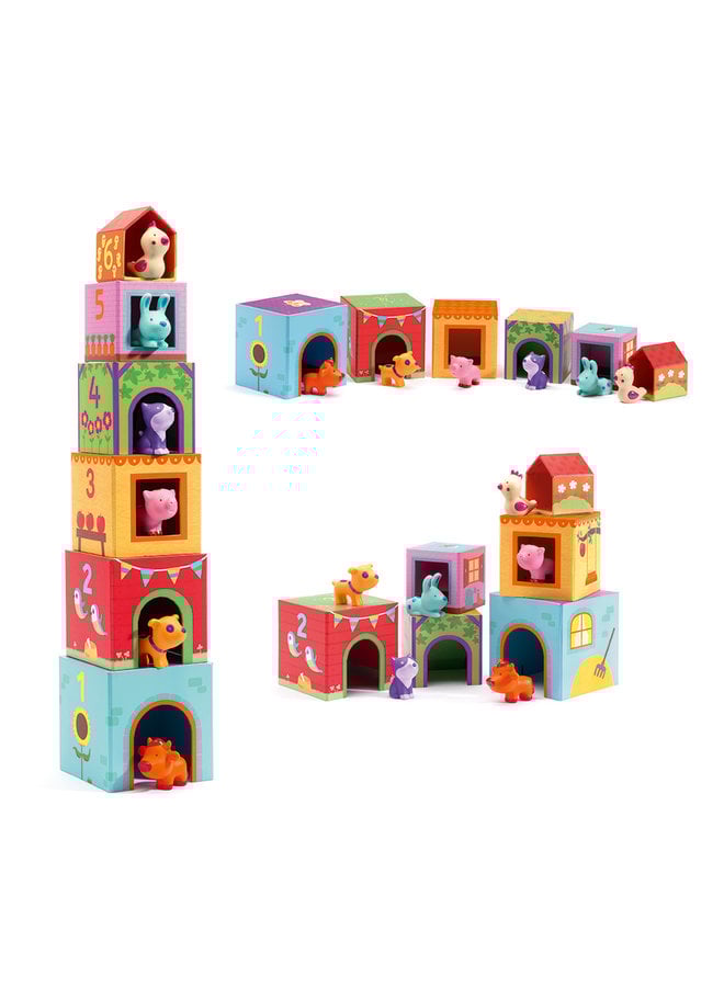 Djeco | stapelblokken | topanifarm