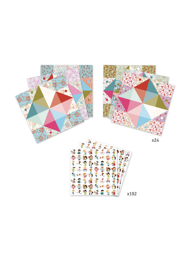 Djeco | origami | fortune tellers flowers