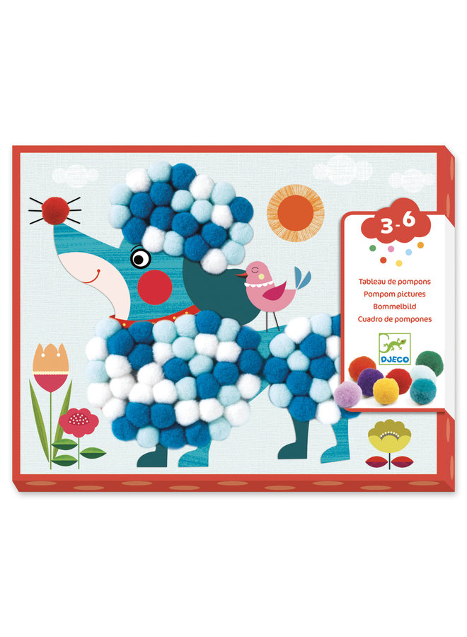 Djeco | knutselset pompons | dogs to stroke