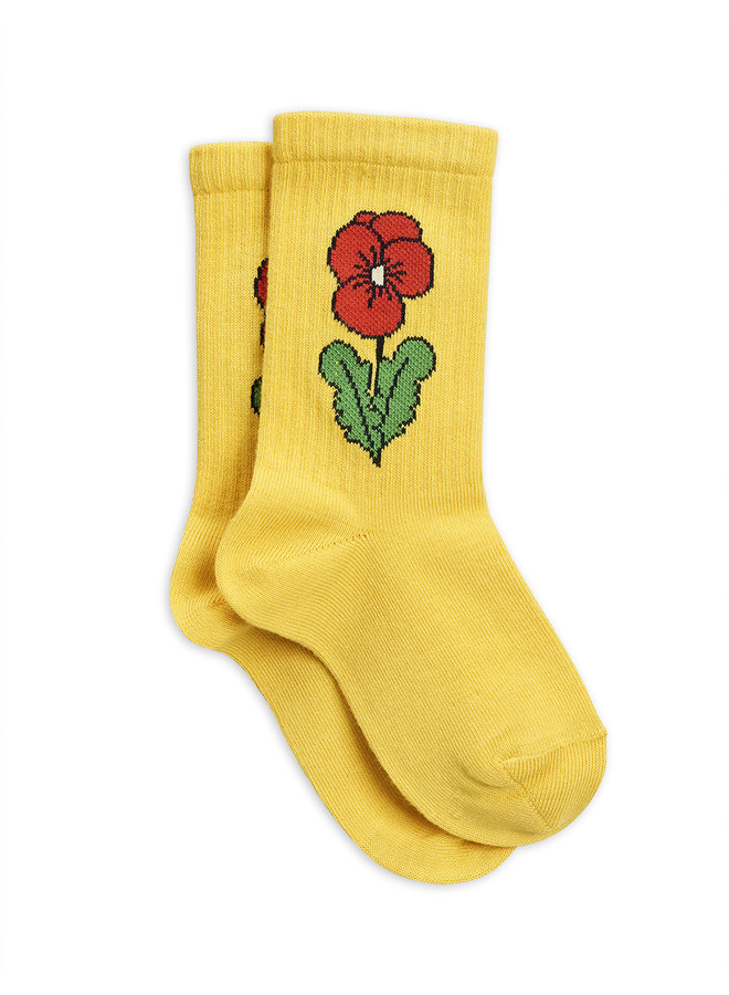 Mini Rodini | viola socks |yellow