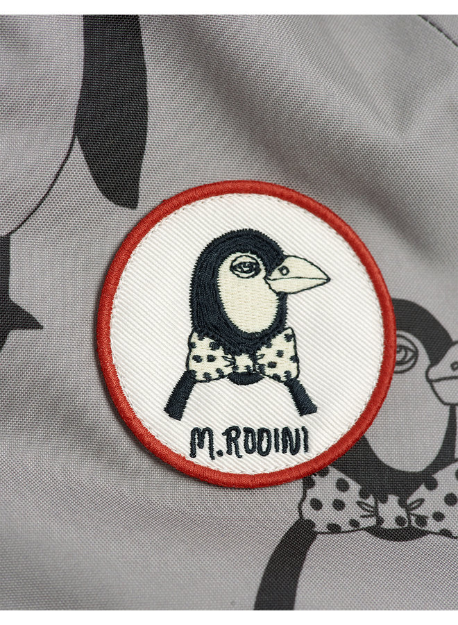 Mini Rodini | penguin parka | grey