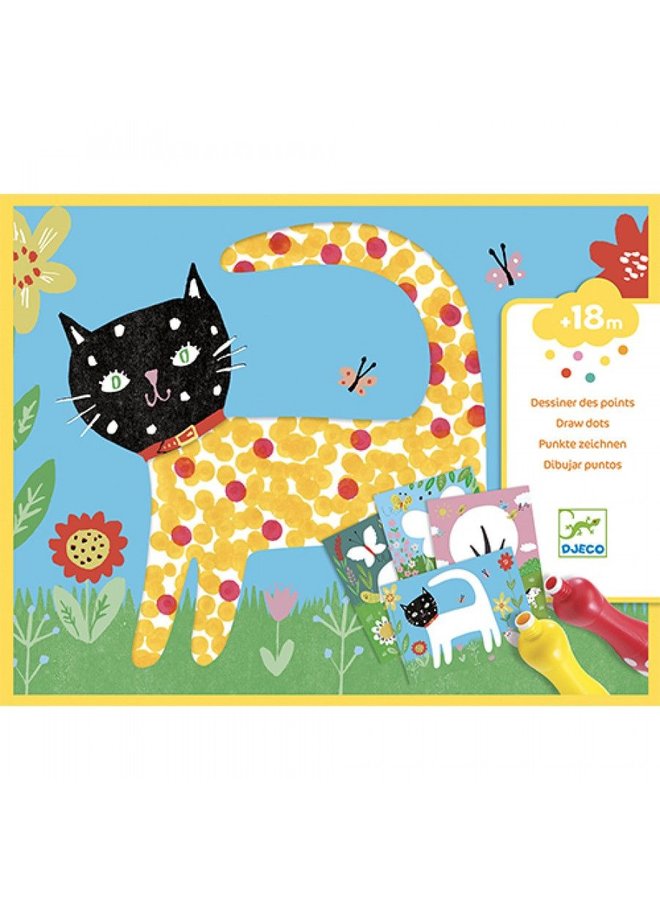 Djeco | knutselpakket | tekenen met stippen