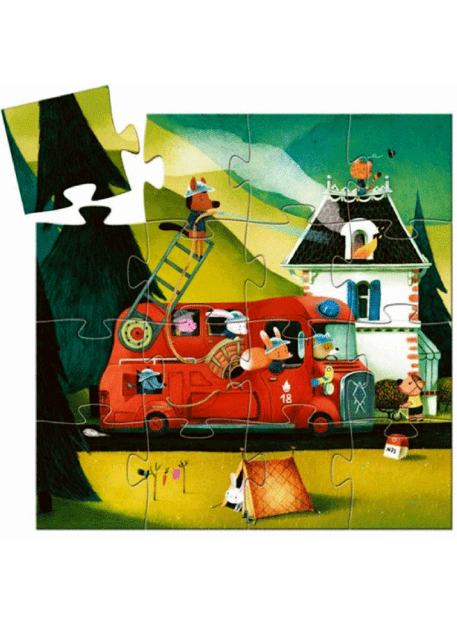 Djeco | puzzel | brandweerwagen