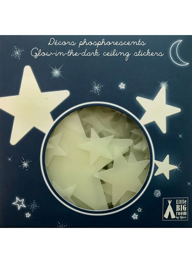 Djeco | glow in the dark stickers | stars