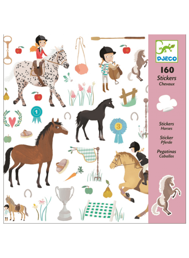 Djeco | stickers | paarden