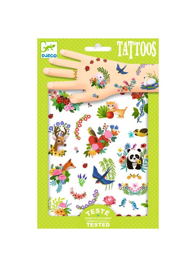Djeco | tattoos | happy spring