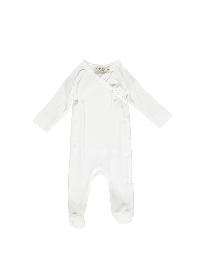 MarMar | rubetta | newborn onesie | gentle white