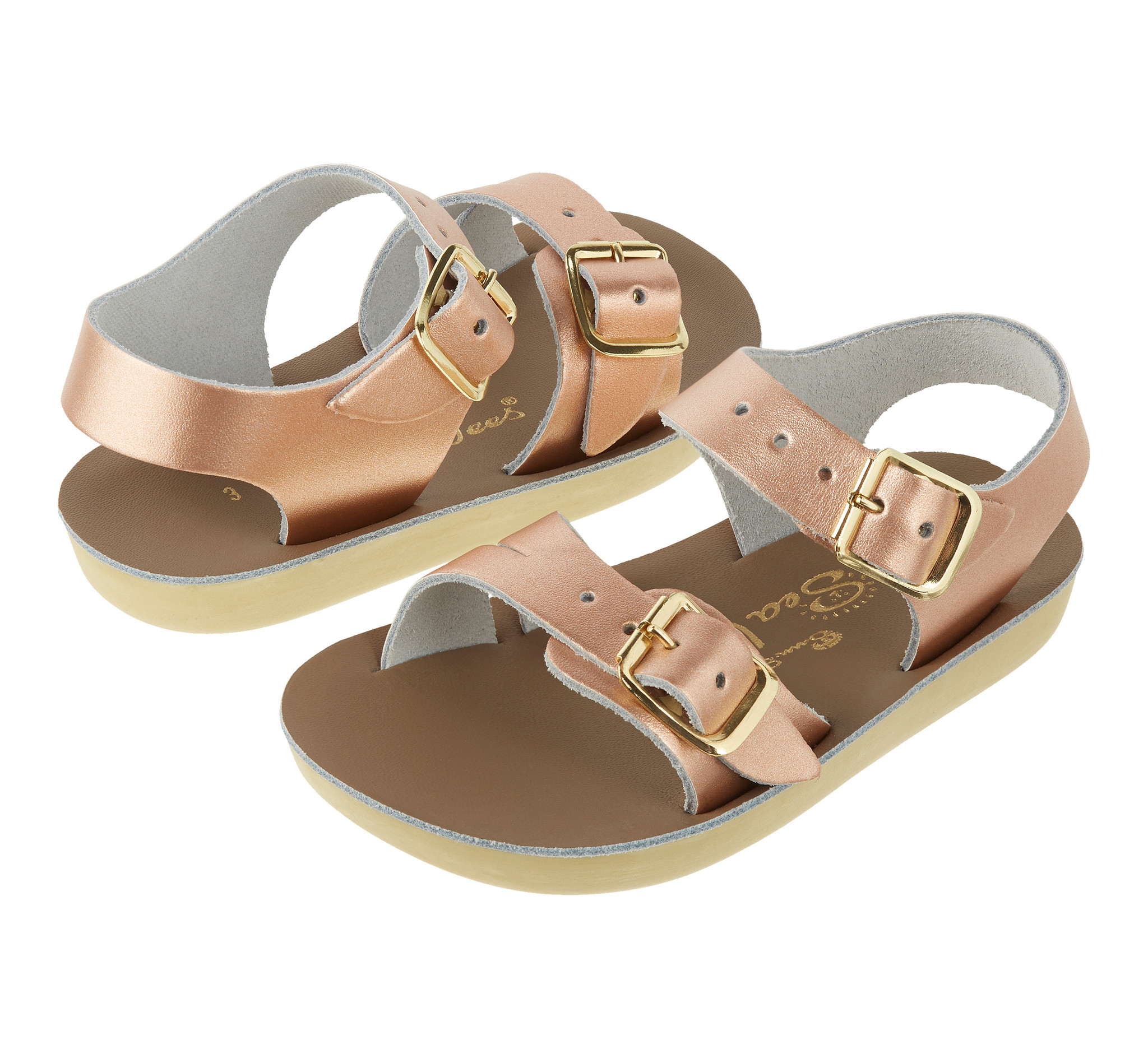 Salt Water Sandals see wee rose gold Kloffies Koffies