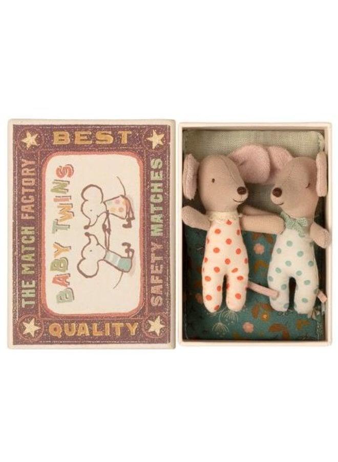 Maileg | baby mice | twins in box