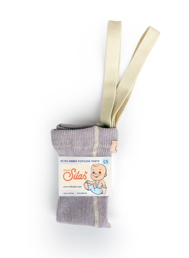 Silly Silas | footless cottons tights | creamy lavender