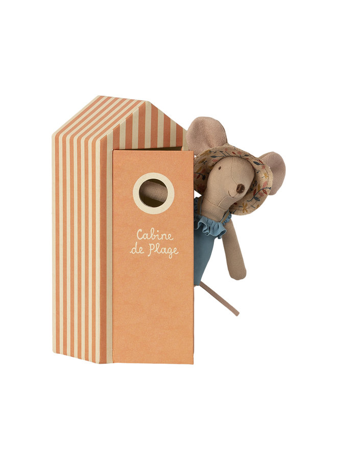 Maileg | beach mice | mum in cabin de plage