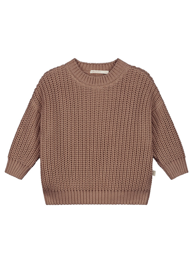 Yuki Kidswear | chunky knitted sweater | mist