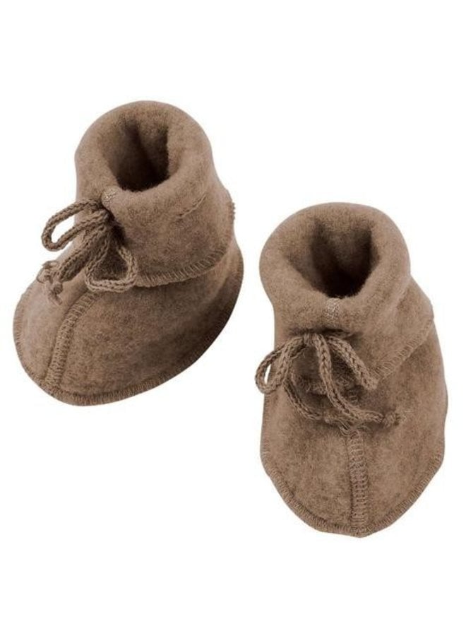 Engel | baby-booties | walnut melange