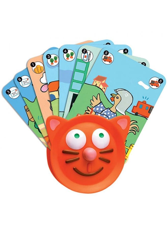 Djeco | kaartenhouder | kat