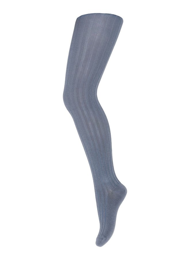 MP Denmark | cotton rib tights | stone blue