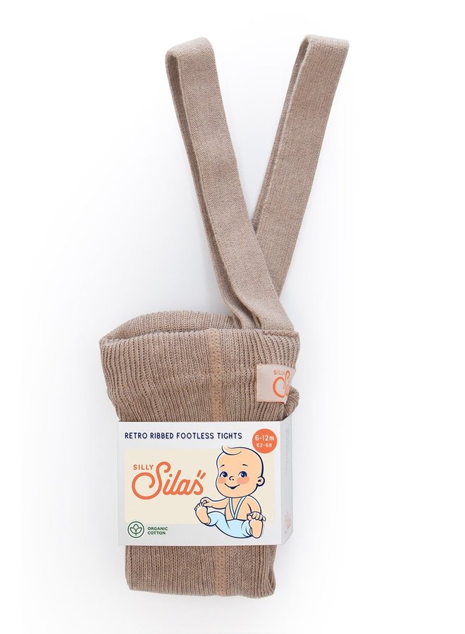 Silly Silas | footless cotton tights | peanut blend