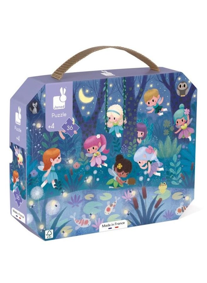 Janod | puzzel | elfjes en waterlelies