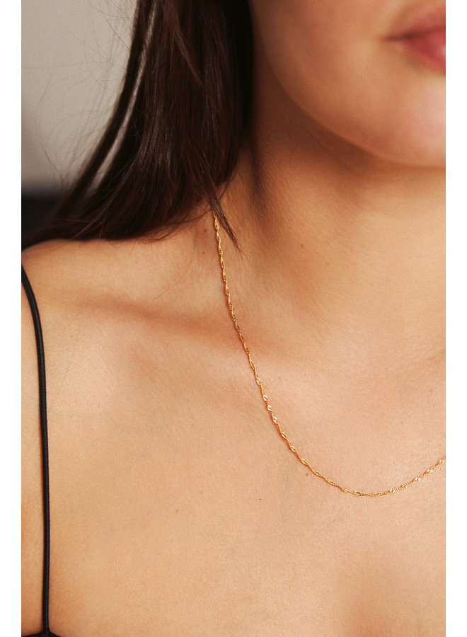 Galore | singapore necklace | women | gold plated