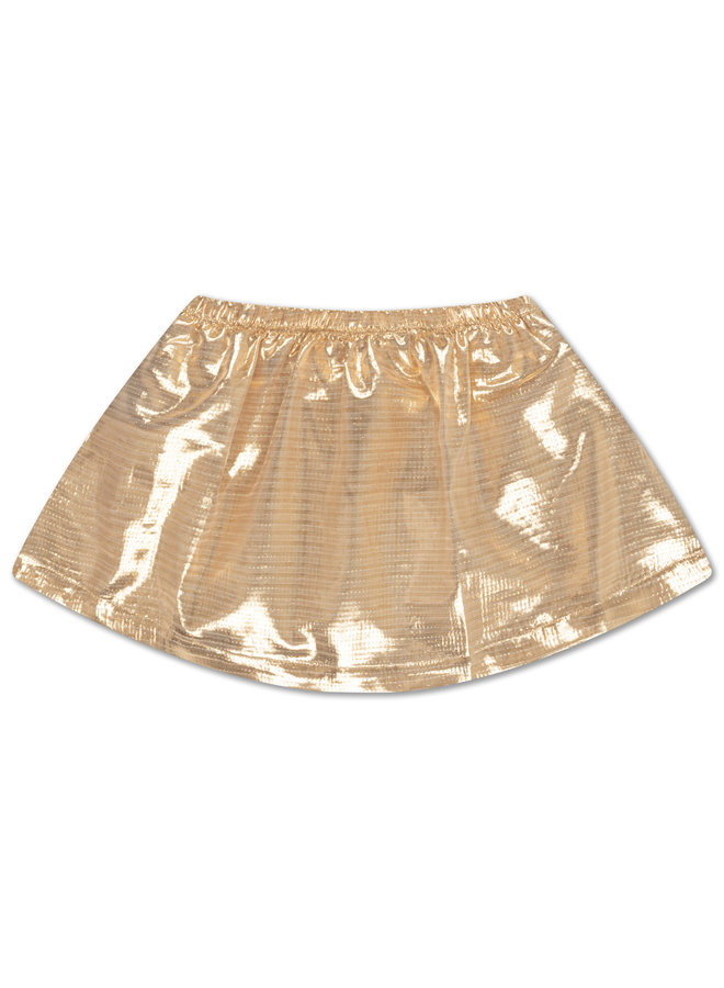 Repose AMS | mini skirt | warm golden shimmer