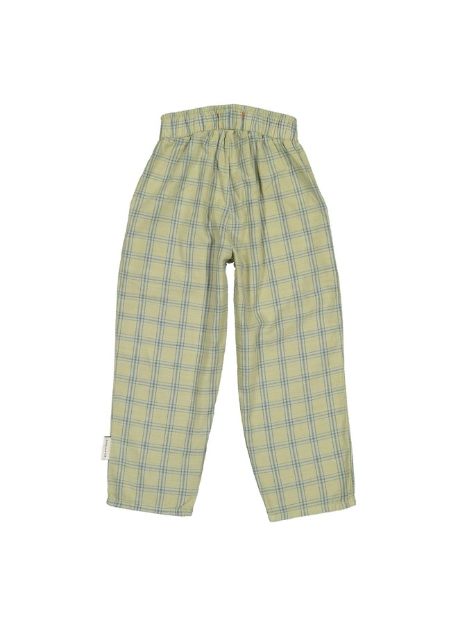 Piupiuchick | unisex trousers | checkered green