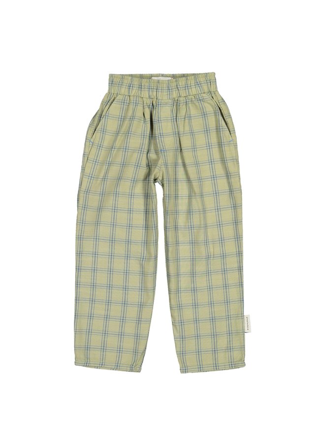 Piupiuchick | unisex trousers | checkered green