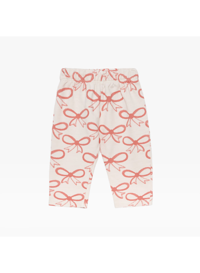 Weekend house kids | baby pink bow trousers