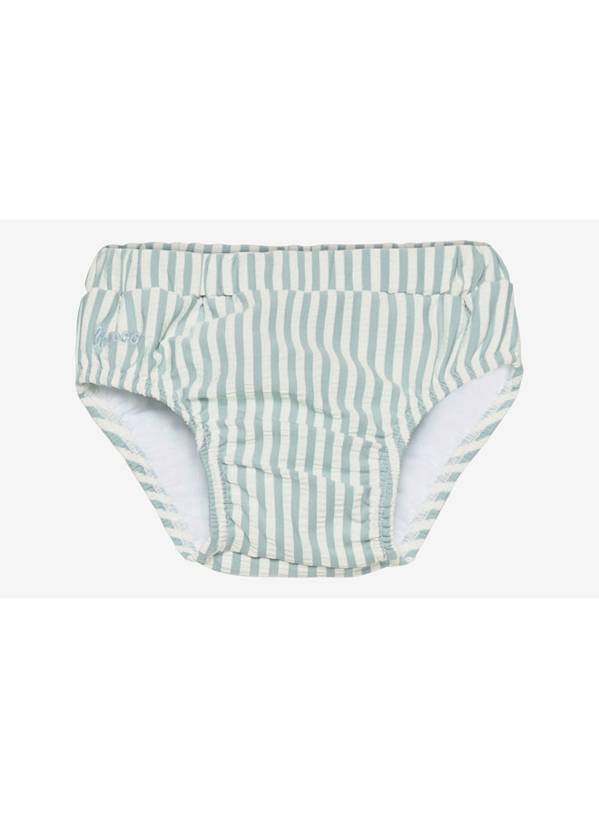 Liewood | anthony baby swim pants seersucker | sea blue/white