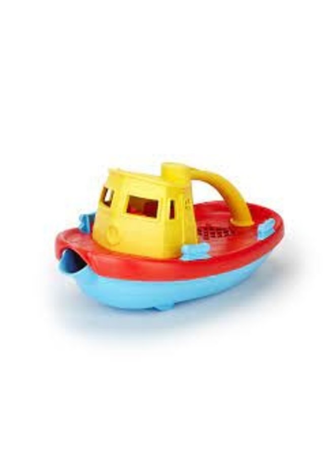 Green toys | tug boat | yellow top
